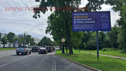Размещение рекламы «Горные машины» на щитах 3х6 в городе Хабаровск